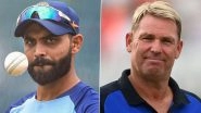 Shane Warne Death: 'Rockstar' Ravindra Jadeja Expresses Shock and Sadness at Legendary Australian Spinner&rsquo;s Demise