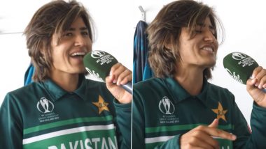 Pakistan’s Women Team Bowler Diana Baig Performs ‘Aapna Time Aayega’ Rap From Iconic Bollywood Movie ‘Gully Boy’ (Watch Video)