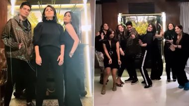 Neetu Kapoor, Manish Malhotra, Riddhima Kapoor Sahni Shake a Leg on Viral Trend and It’s a Must-See (Watch Video)