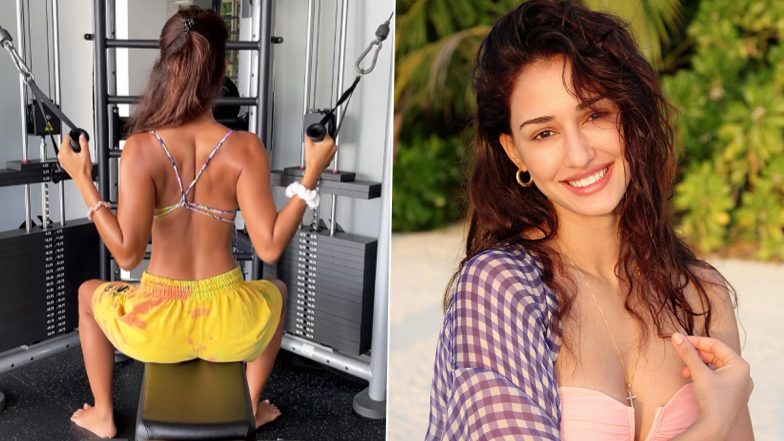 Disha Patani Gives Us Major Fitness Goals and Shows Off Her Back in the Latest Instagram Post! (Watch Video)