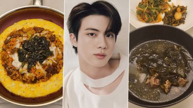 BTS’ Jin Is Quite a Food Lover! Kim Seokjin’s Instagram Posts Are a Proof That He Is a Big Time Foodie (View Pics)