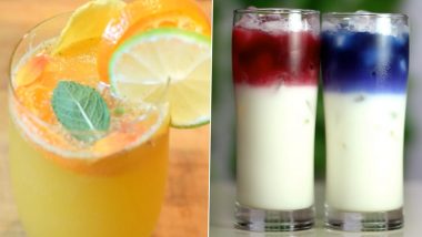 Holi 2022 Drink Recipes: From Basanti Thandai To Rose Mojito, 5 Drinks To Make Your Holi Refreshing (Watch Videos)