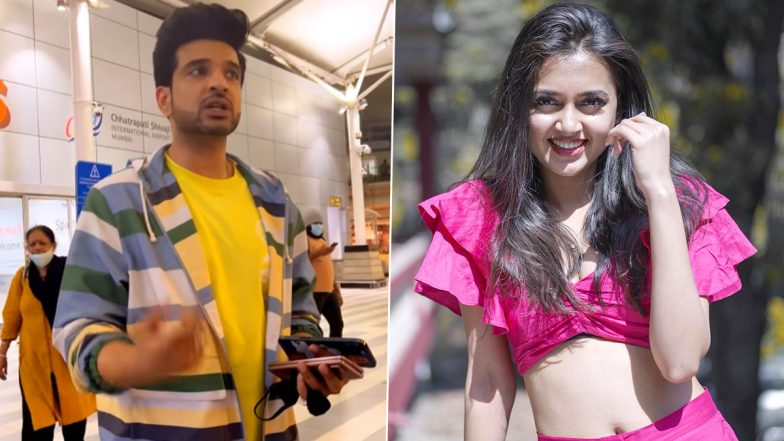 Karan Kundrra Gets Miffed, Schools Paparazzi for Camping Outside Tejasswi Prakash’s House (Watch Video)