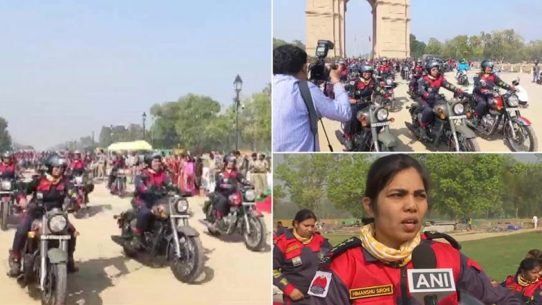 BSF Flags Off Seema Bhawani Shaurya Expedition 'Empowerment Ride-2022' From Delhi to Kanniyakumari