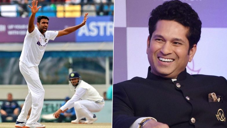 Sachin Tendulkar Congratulates Ravi Ashwin After Spinner Goes Past Kapil Dev's Test Wickets Tally