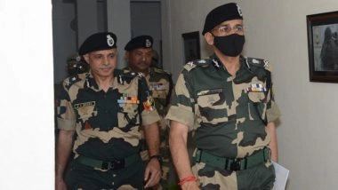 India News | J-K: BSF DG Visits International Border in RS Pura, Reviews Security Preparations