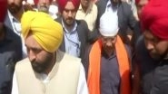 India News | Amritsar: Bhagwant Mann, Arvind Kejriwal Visit Golden Temple to Seek Blessings