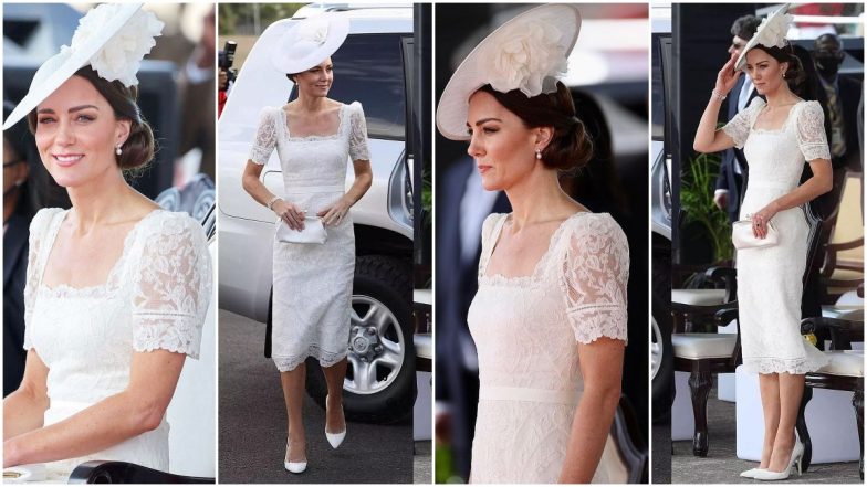 Kate Middleton, Duchess of Cambridge Stuns in Her White Alexander ...