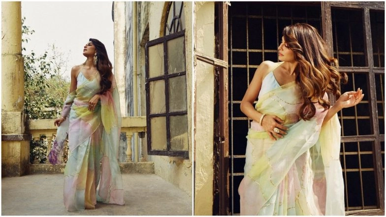 Yo or Hell No? Jacqueline Fernandez in a Picchika Saree for 'Bachchan Pandey' Promotions