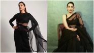 Fashion Faceoff: Deepika Padukone or Karisma Kapoor, Whose Black Sabyasachi Saree Did You Like More?