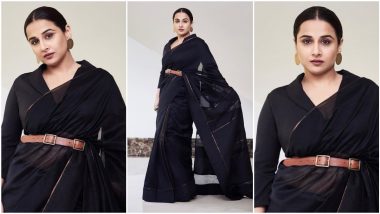 'Jalsa' Promotions: Black is the Colour of the Season and Vidya Balan is Here to Prove It