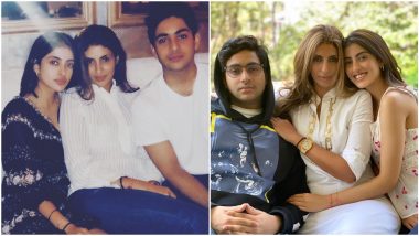 Shweta Bachchan Birthday: Pictures With Her Doting Kids, Agastya and Navya Naveli Nanda That Will Warm Your Hearts