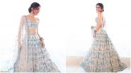Alaya F Looks Like the Perfect Bridesmaid in Her Powder Blue Anita Dongre Outfit (View Pics)