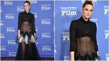 Yo or Hell No? Kristen Stewart's Sheer Black Maxi Dress by Chanel