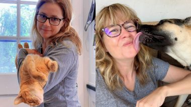 Jenna Fischer Birthday Special: 10 Adorable Pictures of the Actress With Her Pets That Are Too Cute To Be Missed!