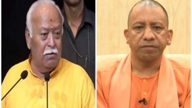 India News | UP CM Yogi Adityanath Meets RSS Chief Mohan Bhagwat in Gorakhpur