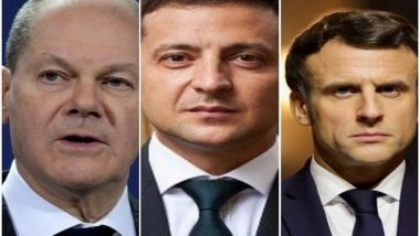World News | Zelenskyy Speaks with Scholz, Macron, Seeks Help for Release of Melitopol Mayor