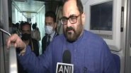India News | Indigo Flight Brings Back 211 Students from Ukraine; MoS Rajeev Chandrasekhar Welcomes Them