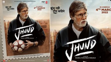 Jhund Box Office Collection Day 2: Amitabh Bachchan’s Sports Drama Stands at a Total of Rs 3.60 Crore
