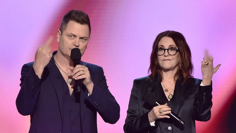 Spirit Awards 2022: Megan Mullally, Nick Offerman Yell ‘F*** Off and Go Home, Putin!’