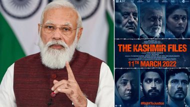 The Kashmir Files: PM Narendra Modi Voices Support for Vivek Agnihotri’s Film Starring Anupam Kher, Pallavi Joshi and Mithun Chakraborty