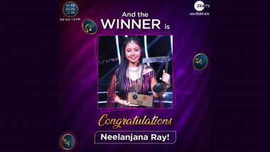 Sa Re Ga Ma Pa: Neelanjana Ray Bags the Winner's Trophy and a Cheque Worth Rs 10 Lakh