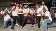 Pulkit Samrat Celebrates Holi With Fukrey Gang Richa Chadha, Varun Sharma and Manjot Singh (View Pic)
