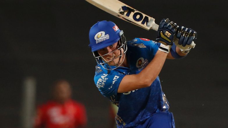 Dewald Brevis Smashes Rahul Chahar for 4 Consecutive Sixes, Spinner Concedes 29 Runs in One Over During MI vs PBKS, IPL 2022 Match