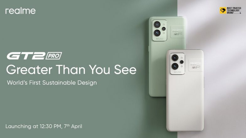 Realme GT 2 Pro India Launch Confirmed for April 7, 2022