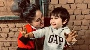 Kareena Kapoor&rsquo;s Little Munchkin Taimur Enjoys a Day by the Beach With His Brother Kiaan, Actress Shares a Lovely Snap (View Pic)