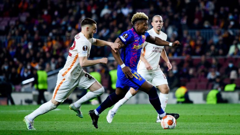 How To Watch Galatasaray vs Barcelona, UEFA Europa League 2021-22 Round of 16 Live Streaming Online: Get Free Live Telecast of UEL Football Leg 2 Match in IST