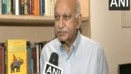 India News | MJ Akbar Recalls Rajiv Gandhi's Reply on Exodus of Kashmiri Pandits