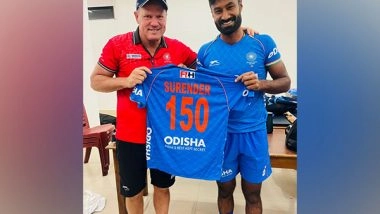 Sports News | Hockey India Congratulates Surender Kumar on Completing 150 International Caps