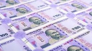 Business News | Indian Rupee Plunges to a Record Low of 77.02 Against a Dollar