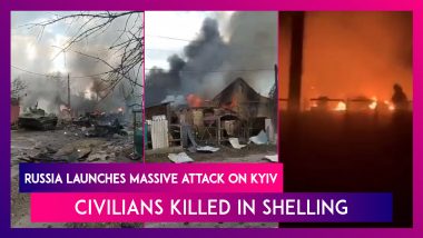 Russia Launches Massive Attack On Kyiv, Civilians Killed In Shelling