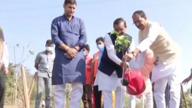 India News | Madhya Pradesh CM Celebrates Birthday with a Tree Plantation Drive