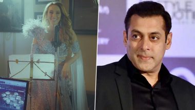 Designer Lehenga Song: Salman Khan Unveils the Bridal Anthem by Himesh Reshammiya, Iulia Vantur and It’s a Treat for All Lovebirds! (Watch Video)