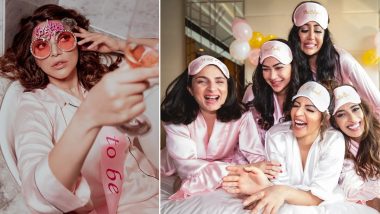 Shama Sikander Gives a Sneak Peek Into Her Pink-Themed Bachelorette Party Ahead of Her Wedding! (View Pics)