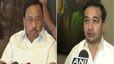 India News | Union Minister Narayan Rane and His Son Appear Before Mumbai Police in Disha Salian Case