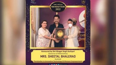 Business News | Meet Sheetal Bhalerao: The Successful Woman COO of QuikShef & Mobility Ltd Bags the Trendsetter Award 2022