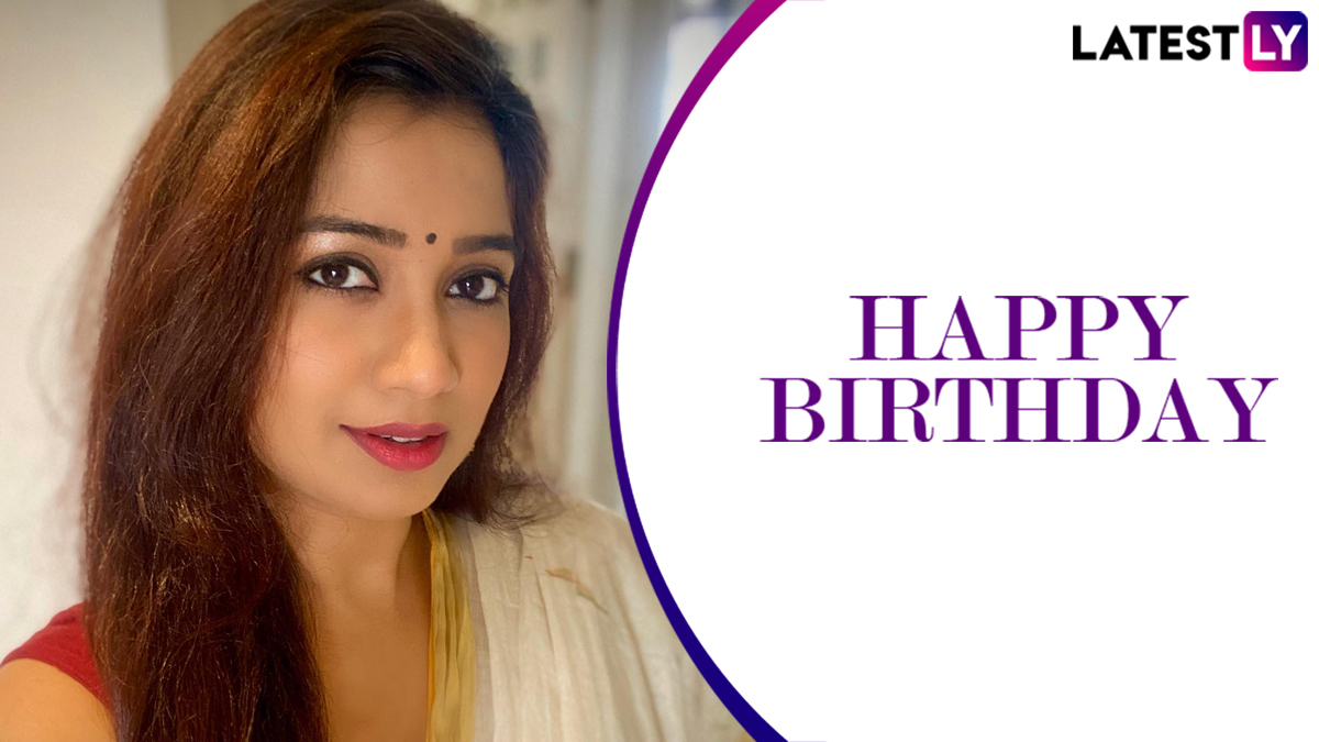 Shreya Ghoshal Xxx Videos - Shreya Ghoshal Birthday: Did You Know June 26 Is Named After The Talented  Singer In Ohio? | ðŸŽ¥ LatestLY