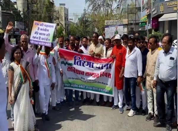 India News | On 2nd Anniversary of Losing Power, Congress Takes out Yatra in Madhya Pradesh