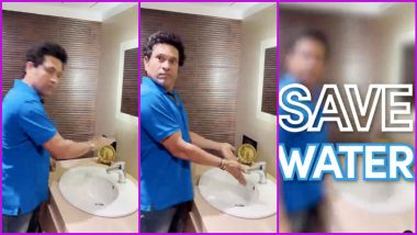Sachin Tendulkar Does a Khaby Lame To Raise Awareness on World Water Day 2022 (Watch Instagram Video)