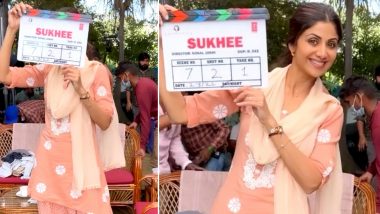 Sukhee: Shilpa Shetty Starts Shooting For Sonal Joshi Directorial, Actress Poses With Film's Clapboard