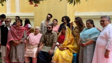 Entertainment News | Shahid Kapoor's Family Gets Together for Sanah Kapur's Chooda Ceremony