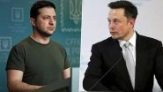 Ukrainian President Volodymyr Zelensky Invites Elon Musk To Visit Ukraine After the War