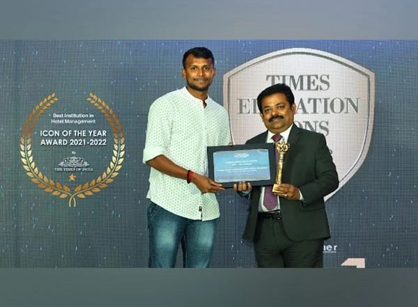 Business News | Chennais Amirta Bags 'The Best Institution in Hotel Management' Award at The Times Education Icons 2021-2022