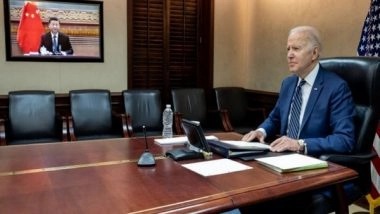 World News | Biden Warns China of Consequences if It Supports Russia, Says US's Taiwan Policy Unchanged