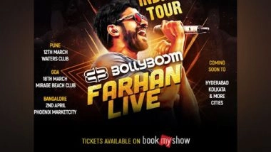 Business News | Bollyboom in Association with SteppinOut by Dineout Announces the 'Farhan Live India Tour 2022' with Farhan Akhtar