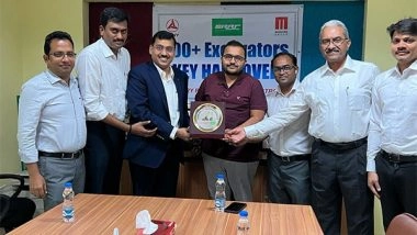 Business News | Sany India Scores a Century with Sri Raja Rajeshwari Constructions Pvt. Ltd.